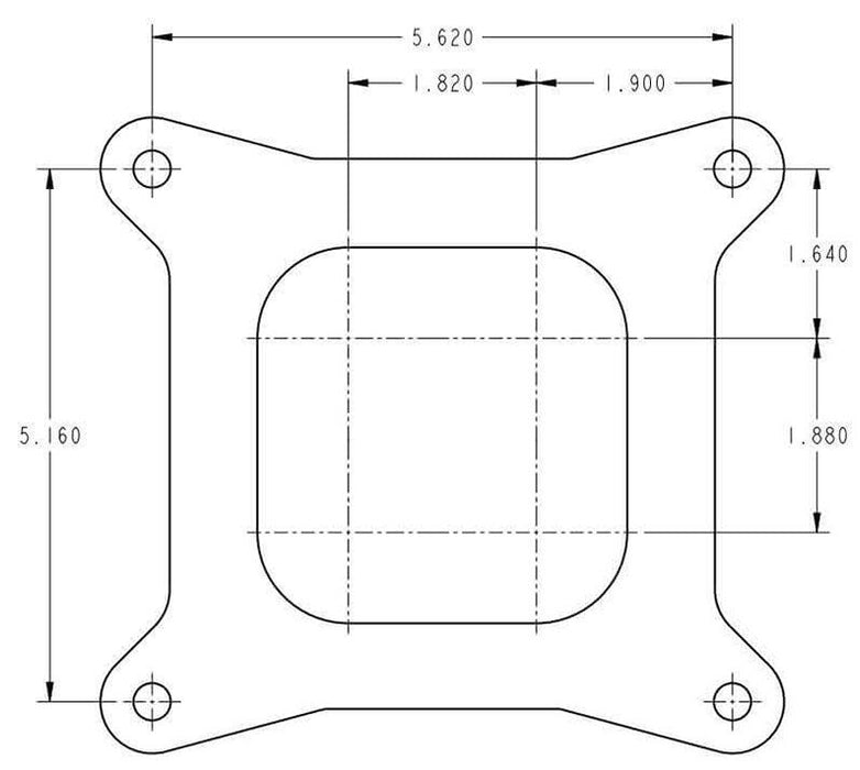 950 CFM 4-Barrel Carburettor HO0-80577S