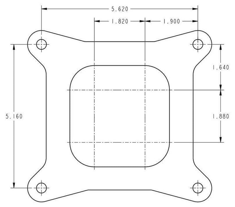 600 CFM 4-Barrel Carburettor HO0-80592S