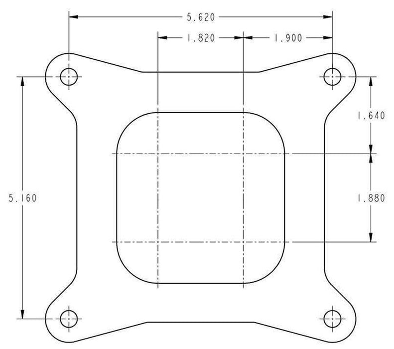 850 CFM Four Barrel Aluminium Street HP Carburettor HO0-82851SA