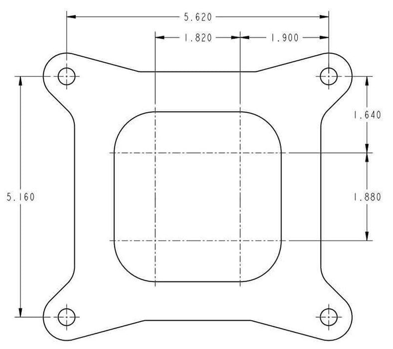 450 cfm, Square Bore, 4-Barrel HO0-9776