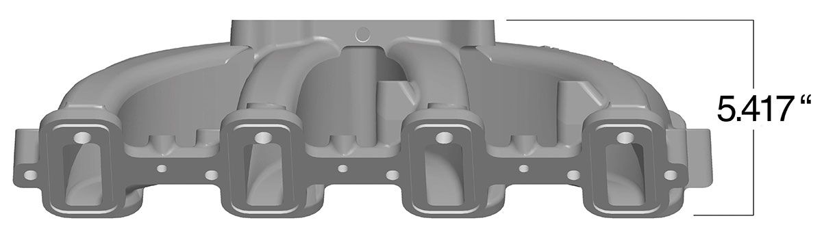 LS3/L92 Single Plane Mid Rise Intake Manifold HO300-131