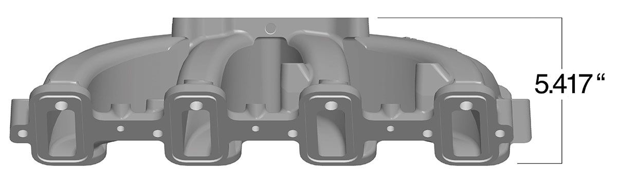 LS1/LS2/LS6 Single Plane Mid Rise Intake Manifold HO300-132