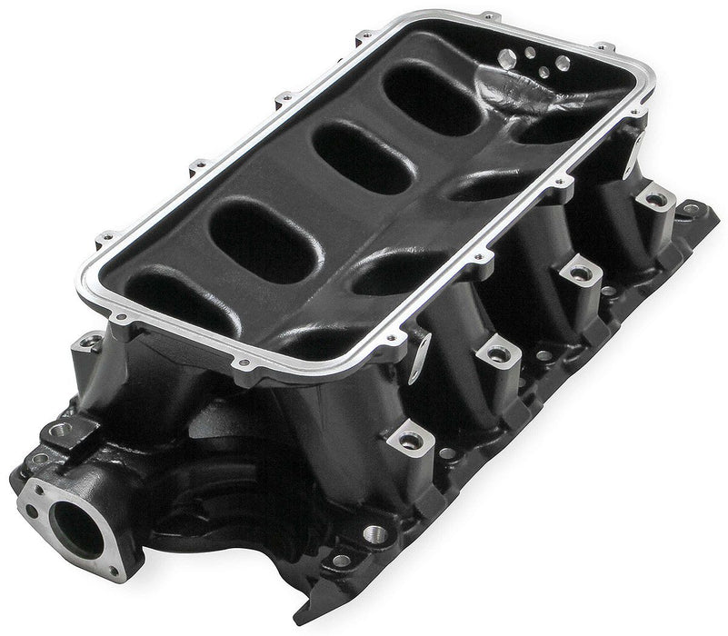 Ford 351 Windsor Hi-Ram EFI Manifold - Black HO300-241BK