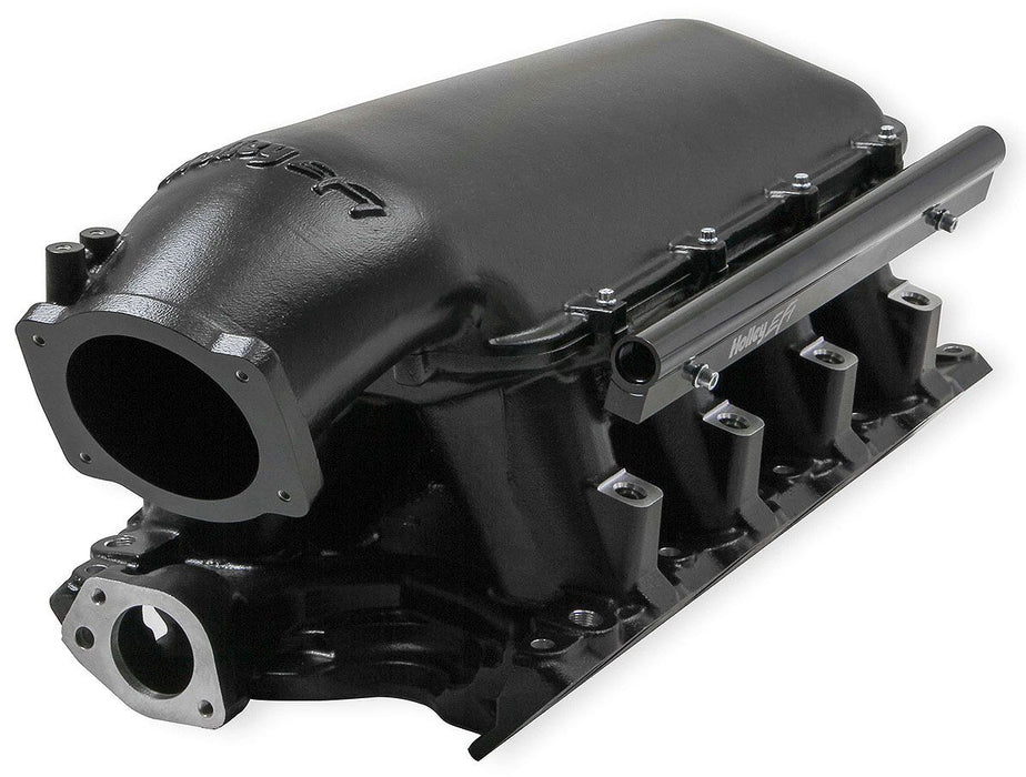 Ford 351 Windsor Hi-Ram EFI Manifold - Black HO300-241BK