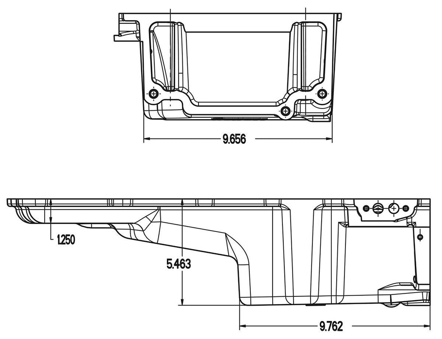 Holley GM LS Retro-fit Oil Pan HO302-2