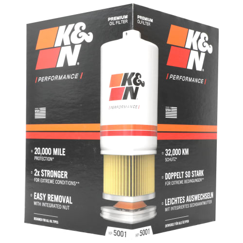 K&N Performance Gold Oil Filter (HP-6) KNHP-5001