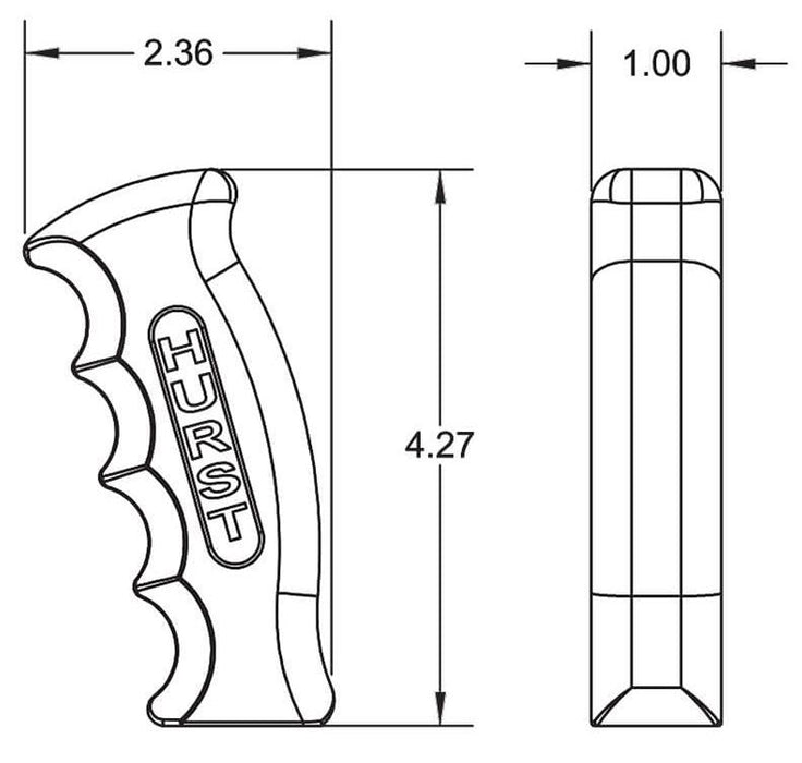 Pistol Grip Shifter Handle HU1536010