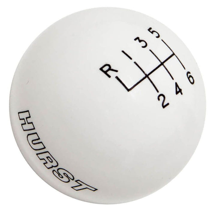 6-Speed White Manual Shift Knob HU1630225