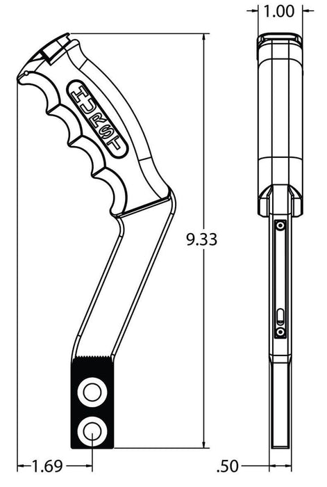 Nitro Stick Manual Shift Handle - Pistol Grip HU5381000