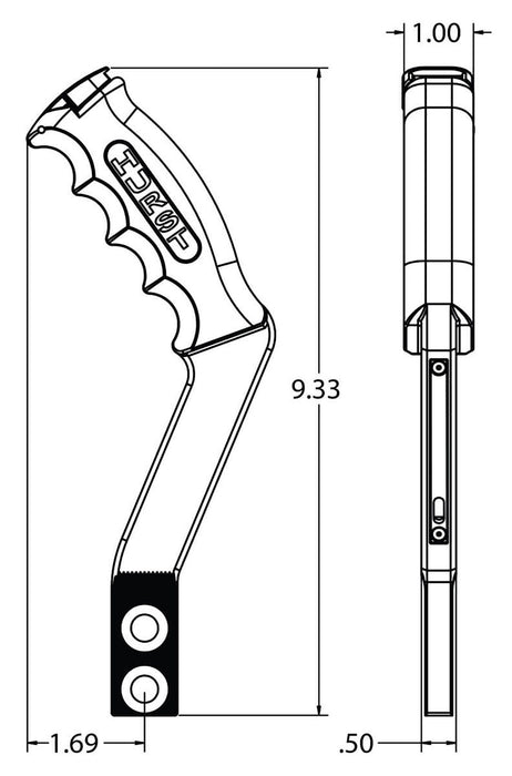 Nitro Stick Manual Shift Handle - Pistol Grip HU5381001