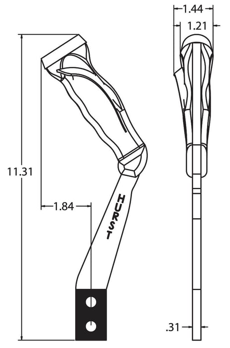 Pistol Grip Shifter Handle & Stick HU5388575