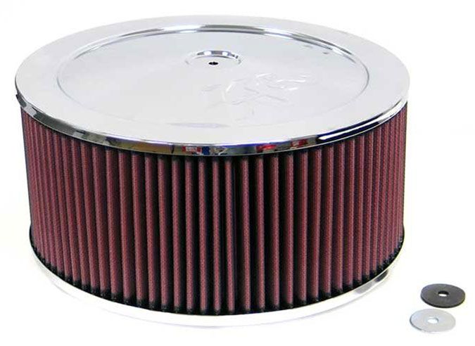 K&N Chrome Custom Air Cleaner Assembly 11 x 6" KN60-1210