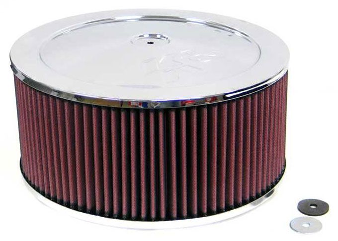 K&N Chrome Custom Air Cleaner Assembly 11 x 6" KN60-1250