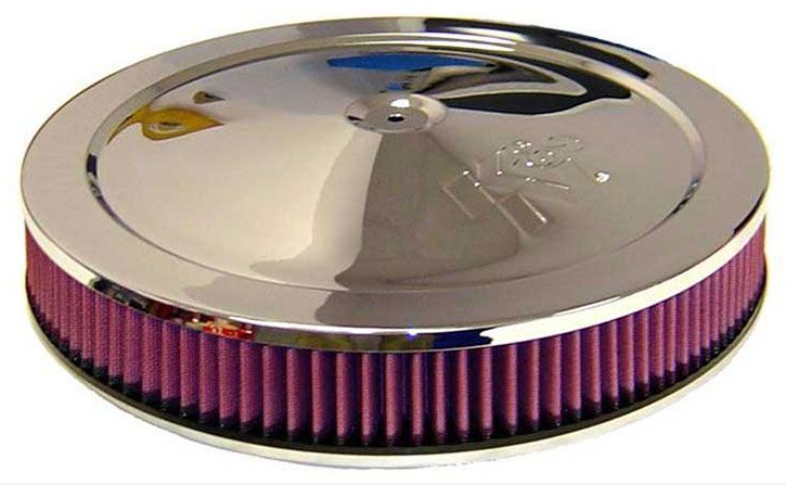 K&N Chrome Custom Air Cleaner Assembly 14 x 2-1/4" KN60-1263