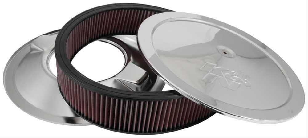 K&N Chrome Custom Air Cleaner Assembly 16 x 3-1/2" KN60-1640