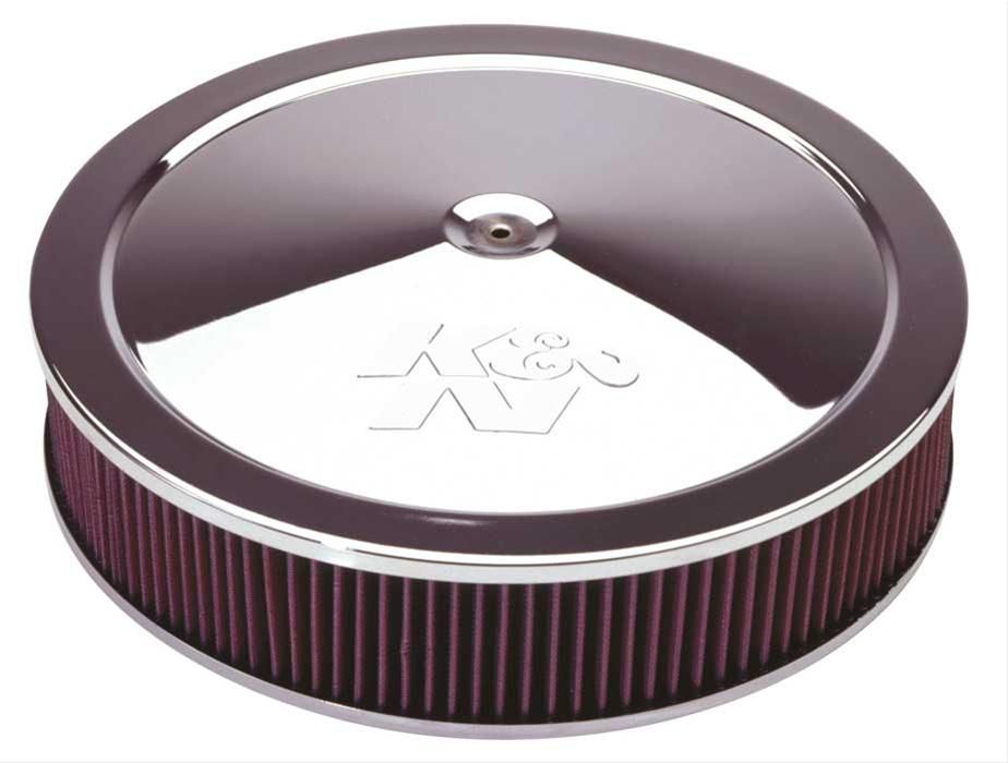 K&N Chrome Custom Air Cleaner Assembly 16 x 3-1/2" KN60-1640