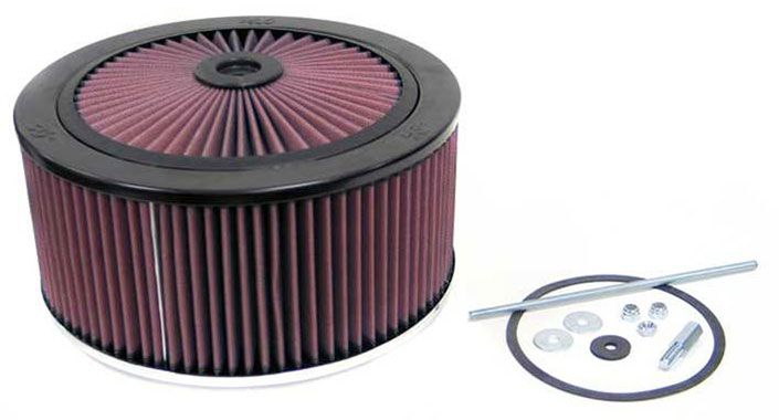 K&N Custom Air Filter Assembly 11 OD x 3-1/2" H KN66-3140