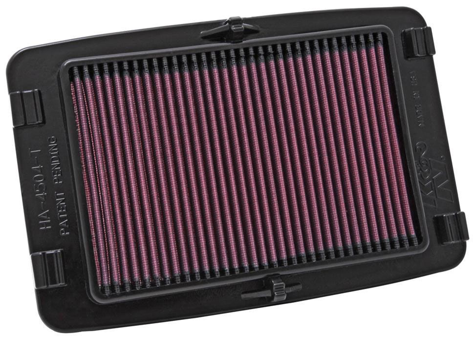 K&N Replacement Motorcycle Powerlid Air Filter KNHA-4504-T