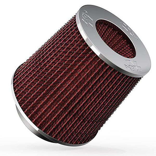 K&N Universal Clamp On Filter Red Fits 4 in (102 mm) KNRG-1001RD