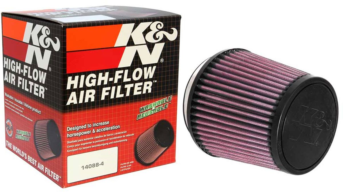 K&N Universal Clamp On Filter Fits 4 in (102 mm) KNRU-3600