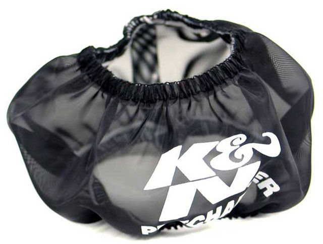 K&N Replacement Motorcycle Air Filter Wrap Black KNYA-3504PK