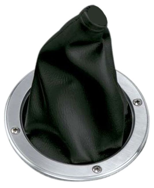 Billet Round Shifter Boot Ring with Boot LK-70-BHRB