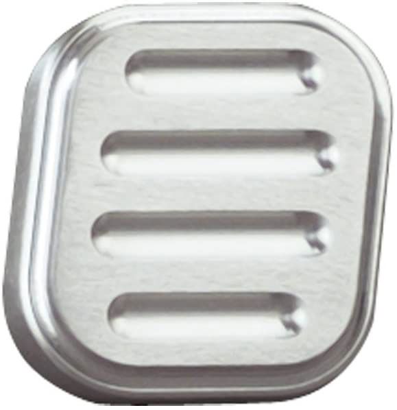 Dimmer Switch Cover Ball-Milled - Brushed Billet Aluminium LK-BAG-6003