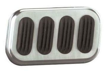 Brake Pad with Rubber - Brushed Billet Aluminium LK-BAG-6005