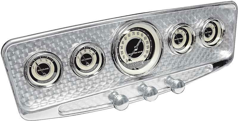 Aluminium 5-Gauge Dash Insert LK-BDI-9138