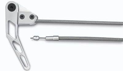 Combination Hood & Boot Release Cable Kit - Brushed (Right Hand) LK-CHT1300HTRH