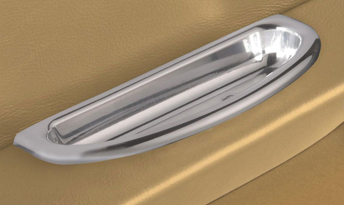 Crescent Oval Arm Rest Door Pull (Pair) - Polished Billet Aluminium LK-IDP-2003