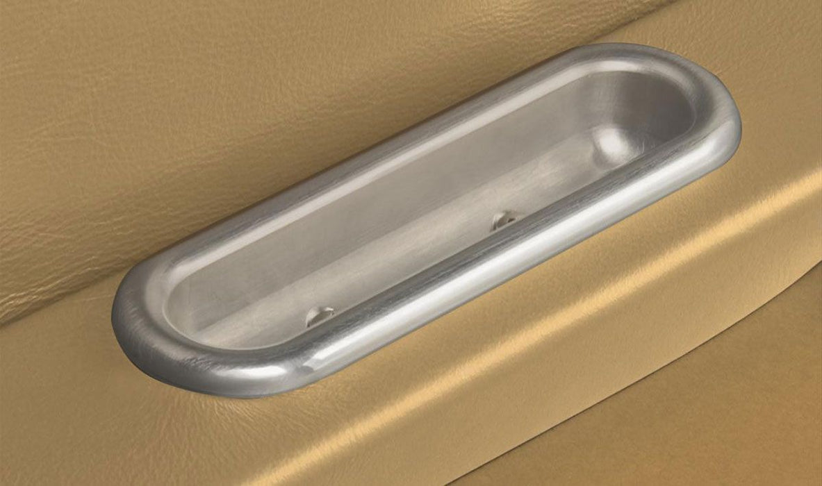 Oval Arm Rest Door Pull (Pair) - Brushed Billet Aluminium LK-IDP-2004