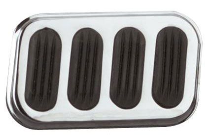 Steel Brake Pad with Rubber Insert - Chromed LK-SG-6008