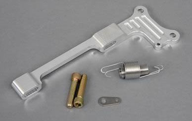 Billet Aluminium Edelbrock Carburettor Bracket and Stainless Springs LK-TCB-40DQ