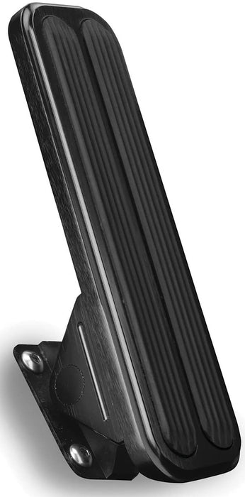 Eliminator Floor Mount Accelerator Pedal with Rubber - Black Billet Aluminium LK