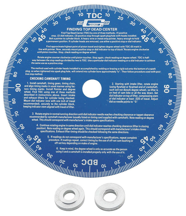 Mr Gasket Universal 7" Degree Wheel MG1570