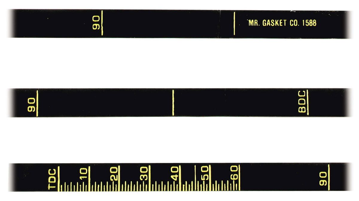 Mr Gasket 6-3/4" Dia Precision Timing Tape MG1588