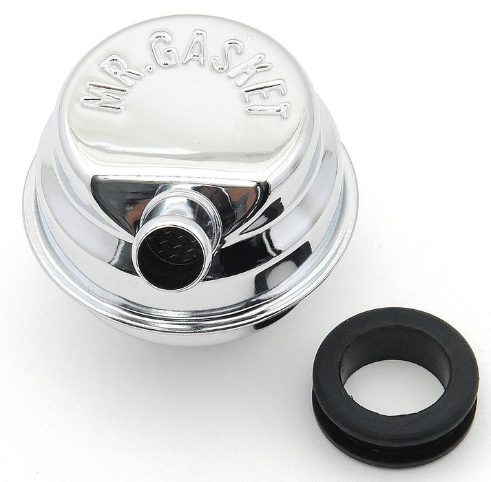 Mr Gasket Chrome Plated Push-on Breather with PVC Tube MG2059