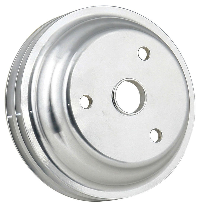 Mr Gasket Billet Style Aluminium Crankshaft Pulley - Double Groove MG5317