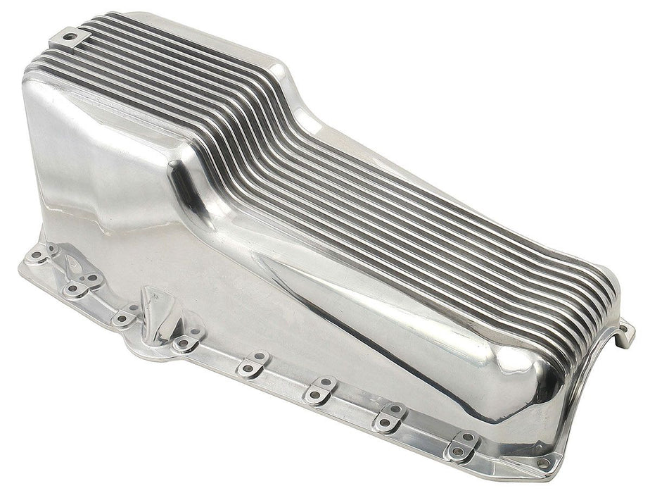 Mr Gasket Fully Polished Finned Oil Pan MG5415