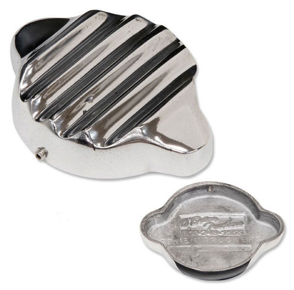 Polished Finned Alloy Radiator Cap Cover MNAA21450S