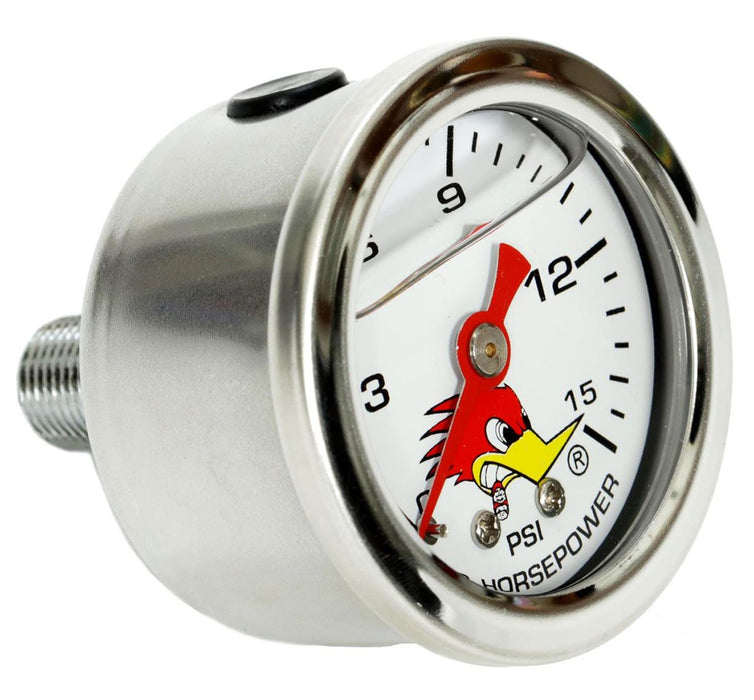 Clay Smith Fuel Pressure Gauge MNCSPG15LFWH