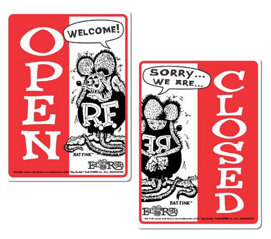 Open/Closed Door Sign MNRAF230