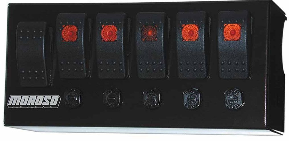 Cage Mount Switch Panel, 3.750" x 8" MO74190