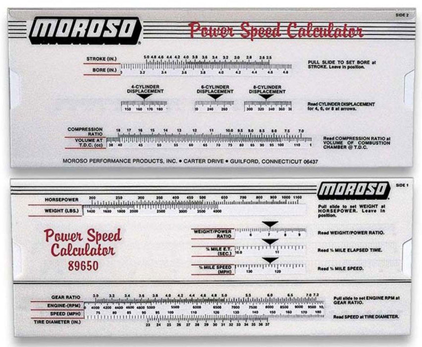 Power-Speed Calculator MO89650