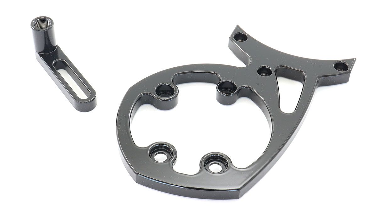 March Performance "Ultra" Power Steering Bracket Kit - Black MPP30037BLK