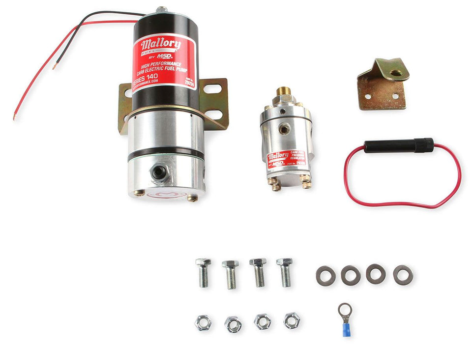 Mallory 140 GPH Competition Electric Fuel Pump MSD29209