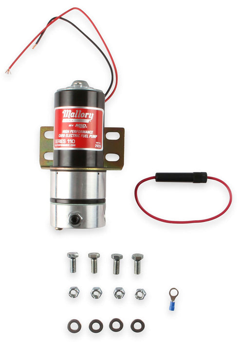 Mallory 110 GPH Competition Electric Fuel Pump MSD29256