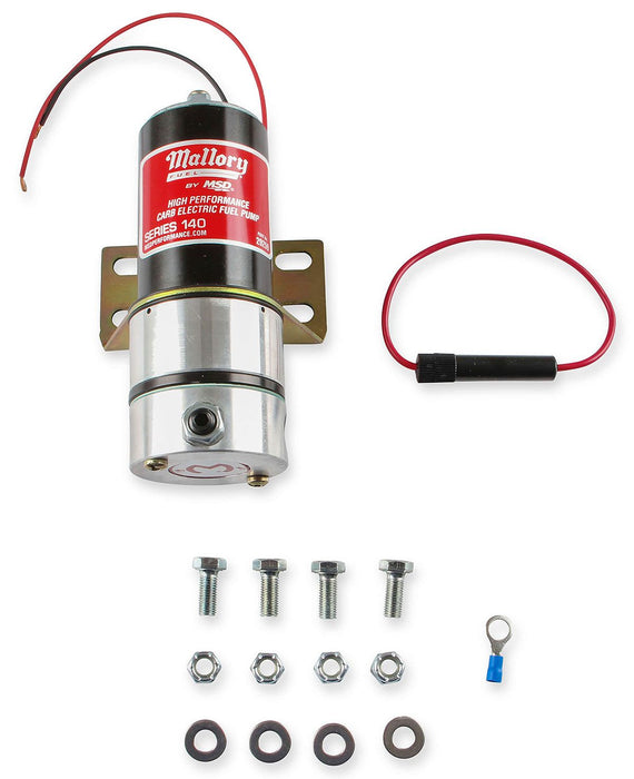 Mallory 140 GPH Competition Electric Fuel Pump MSD29259