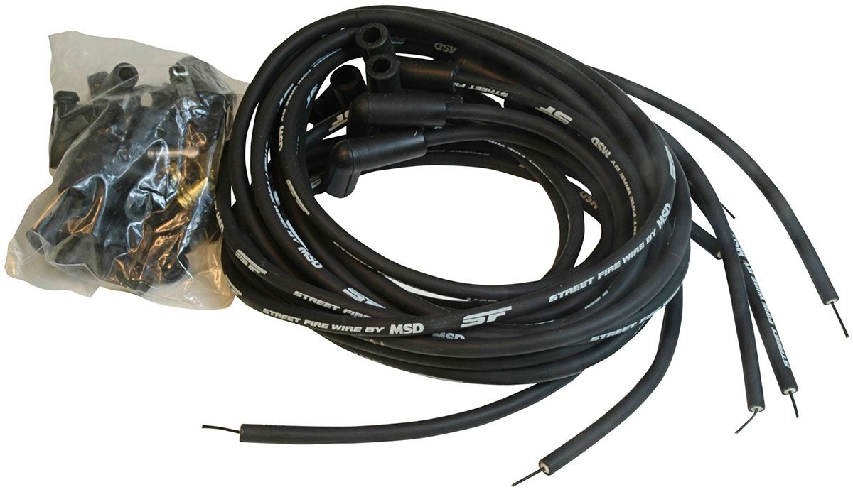 StreetFire Universal Ignition Lead Set, 90° Plug MSD5552